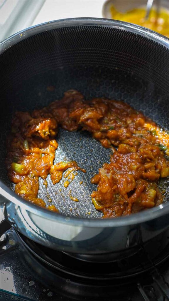 pot of veggies and pastes